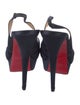 Christian Louboutin Satin Slingback Pumps