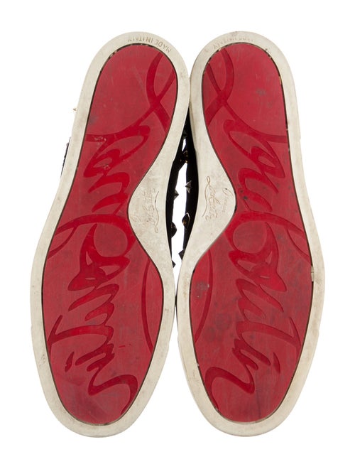 Christian Louboutin Velvet Printed Loafers
