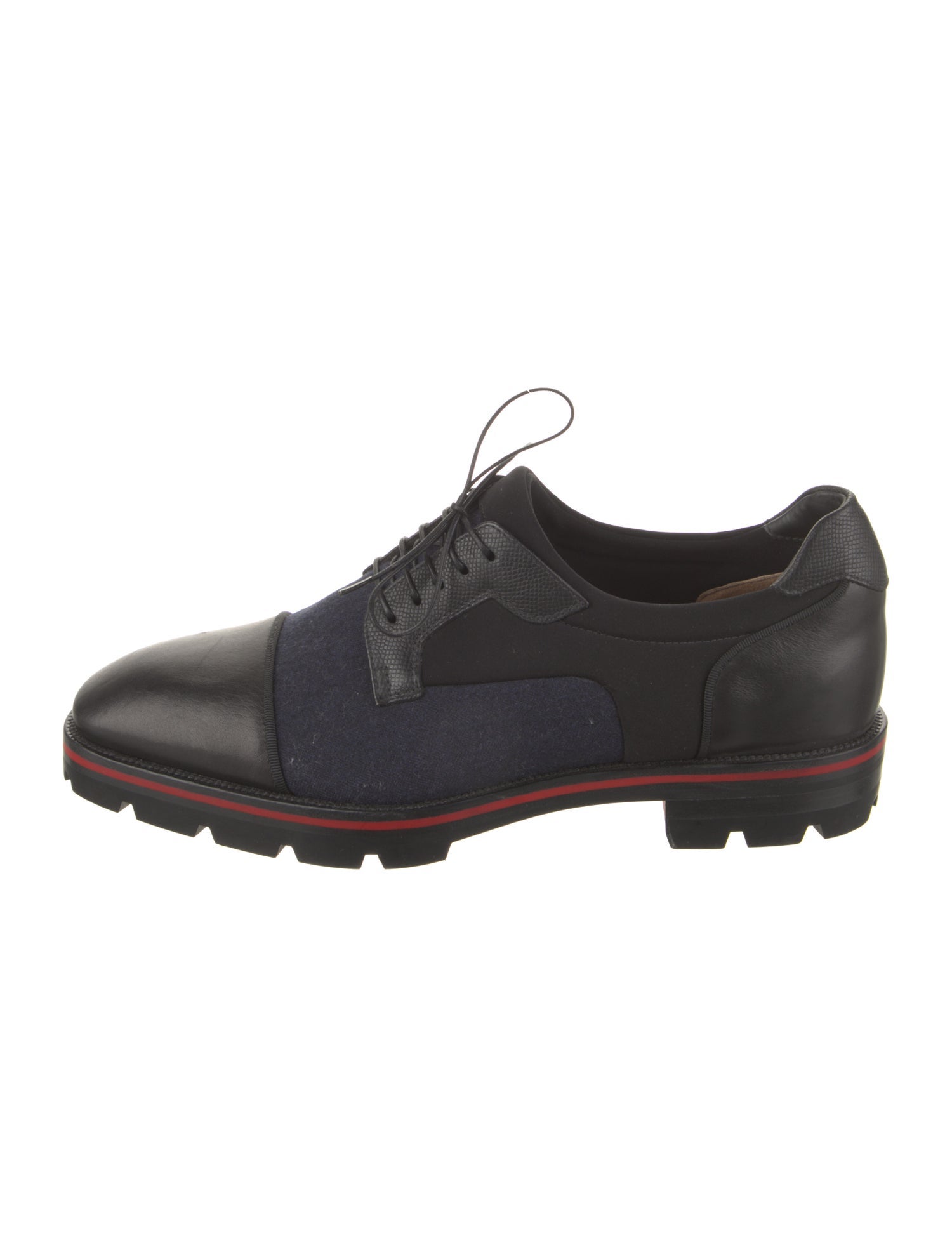 Christian Louboutin Denim Derby Shoes