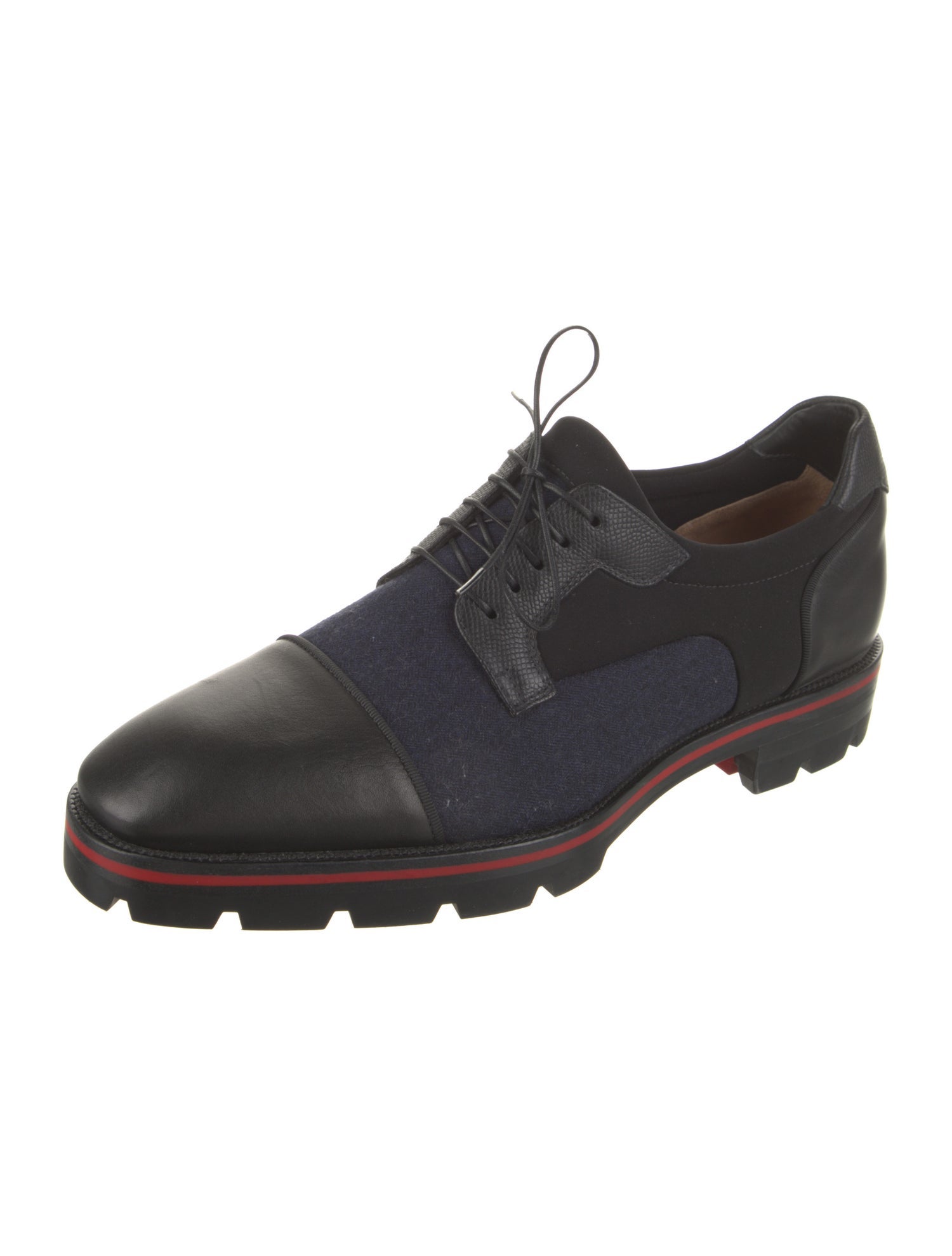 Christian Louboutin Denim Derby Shoes