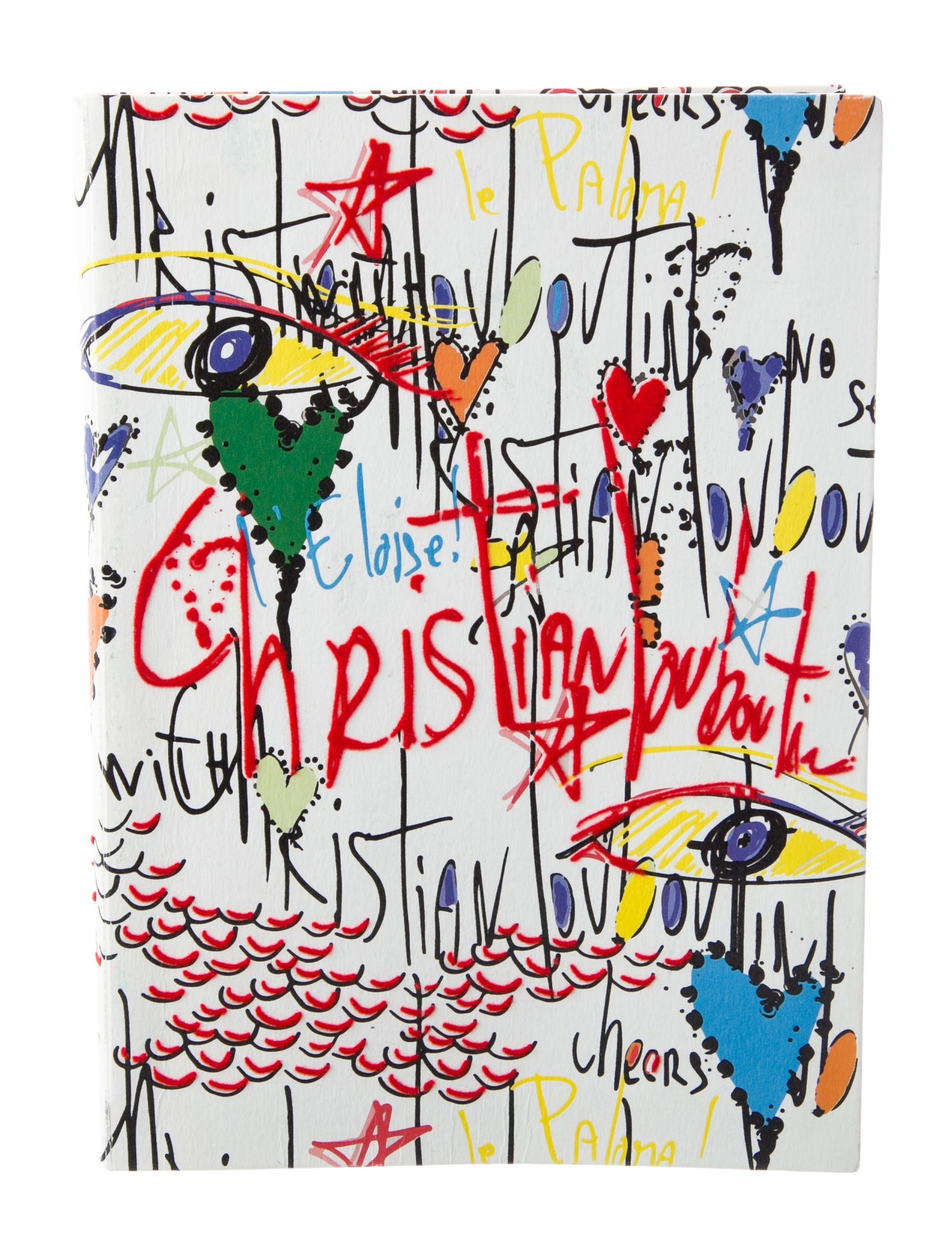 Christian Louboutin Flocked Graphic Notebook