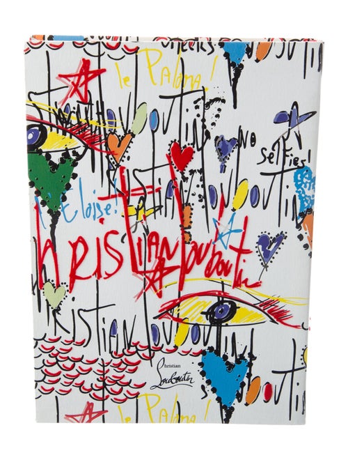 Christian Louboutin Flocked Graphic Notebook