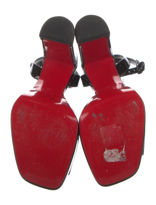 Christian Louboutin Patent Leather Slingback Pumps