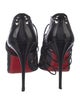 Christian Louboutin Patent Leather Lasercut Accents Pumps