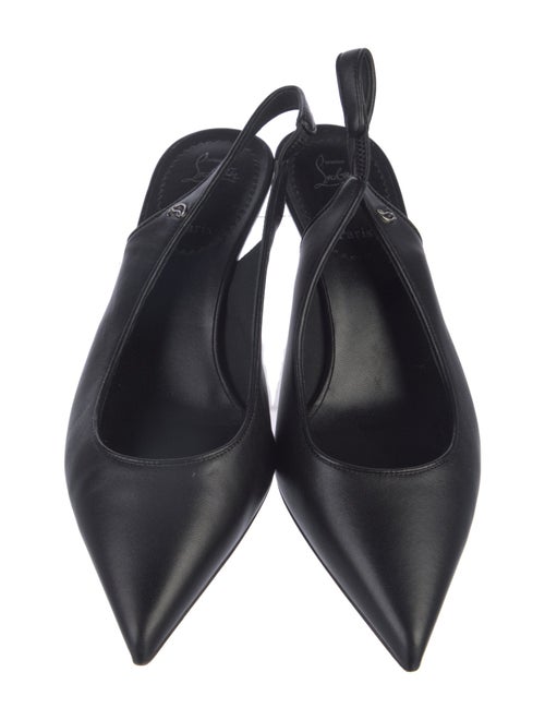 Christian Louboutin Leather Slingback Pumps