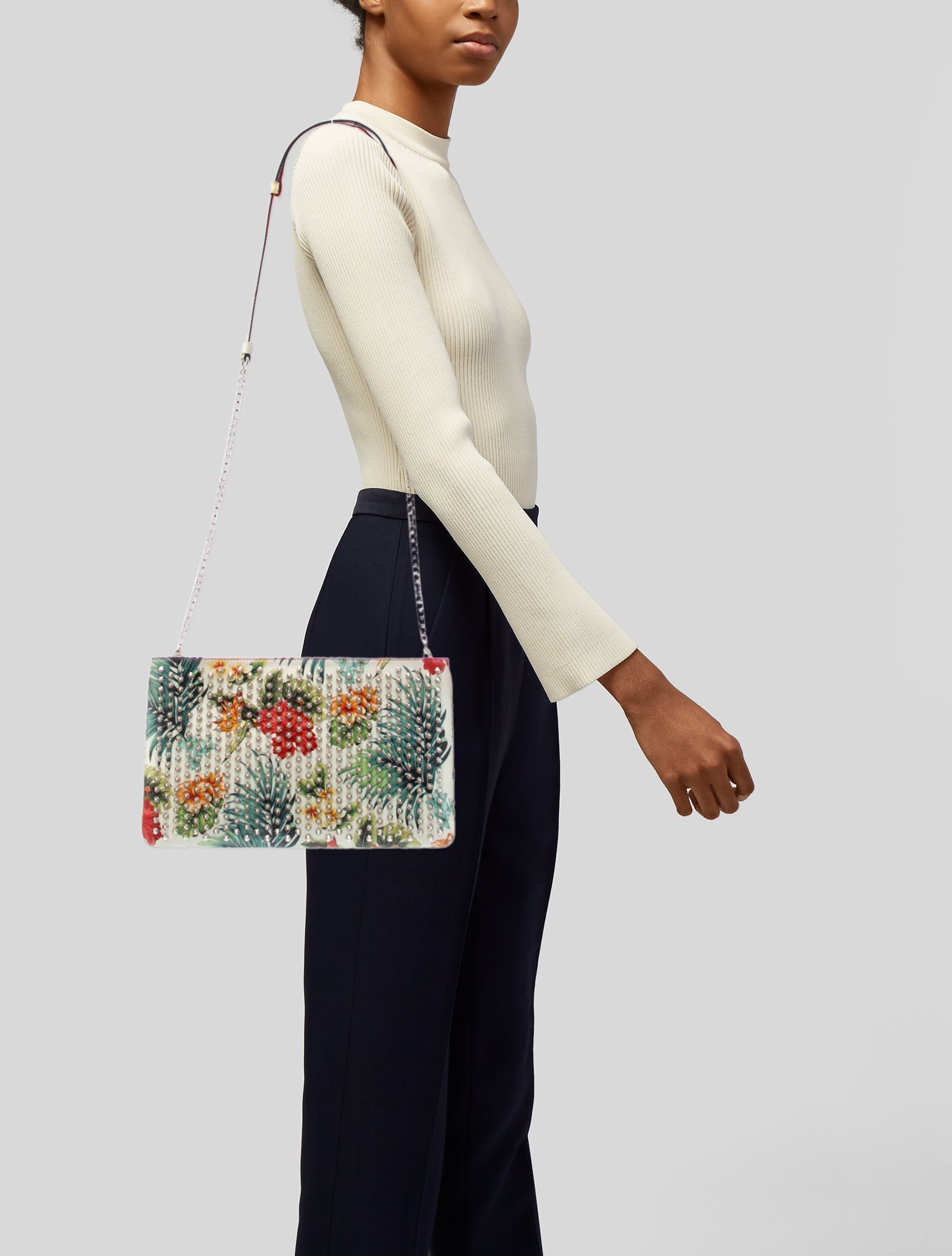 Christian Louboutin Leather Clutch