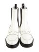 Christian Louboutin Patent Leather Colorblock Pattern Chelsea Boots