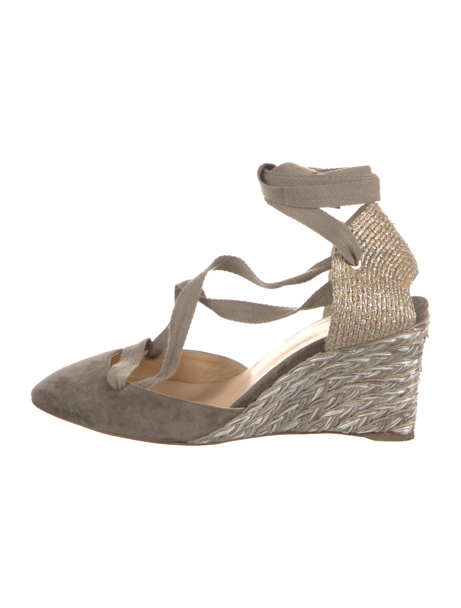 Christian Louboutin Suede Slingback Pumps