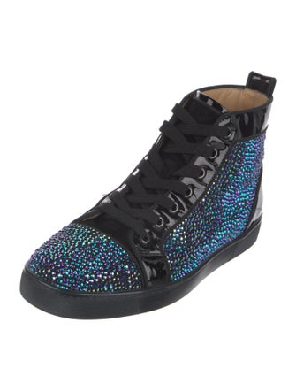 Christian Louboutin Colorblock Pattern Sneakers