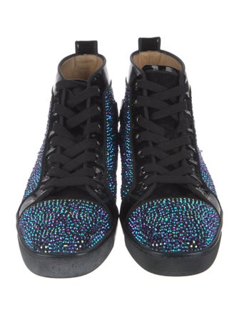 Christian Louboutin Colorblock Pattern Sneakers
