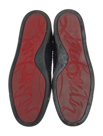 Christian Louboutin Colorblock Pattern Sneakers
