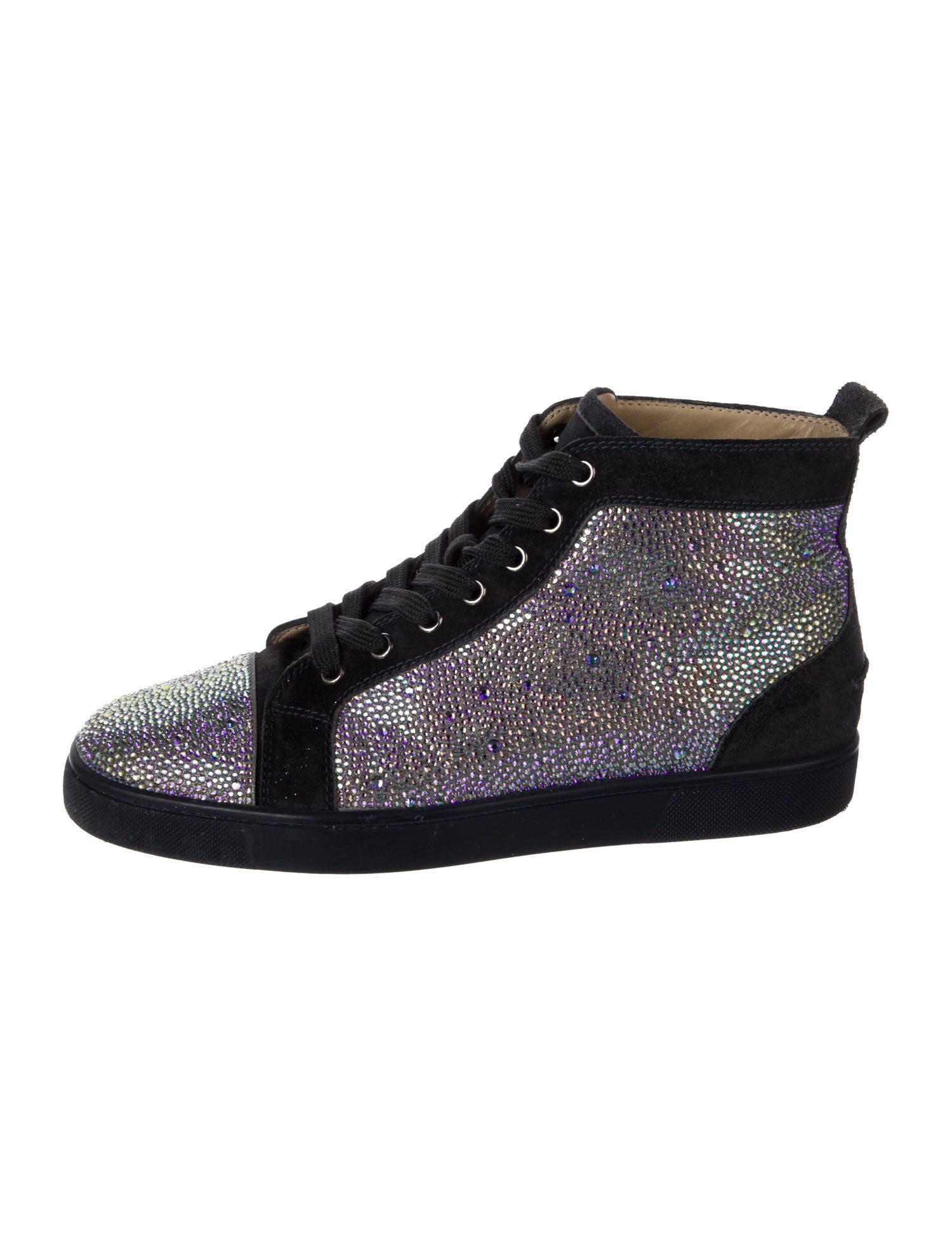 Christian Louboutin Crystal Crystal Embellishments Sneakers