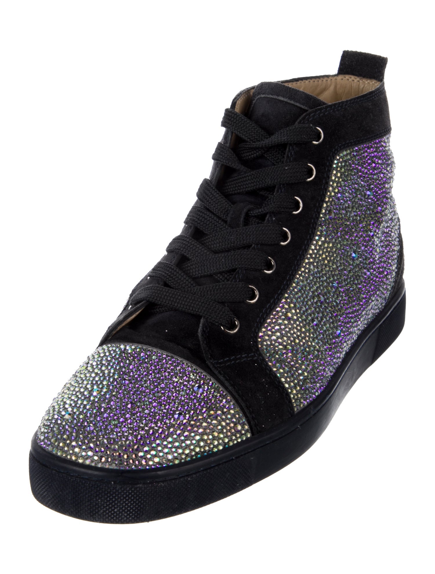 Christian Louboutin Crystal Crystal Embellishments Sneakers