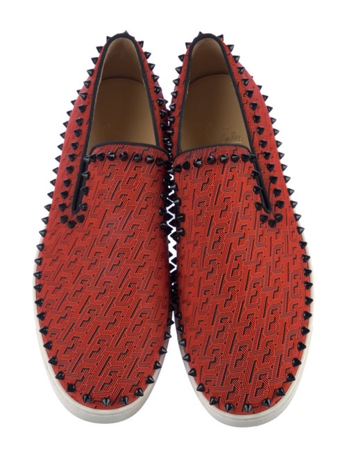 Christian Louboutin Spike Accents Rubber Sneakers