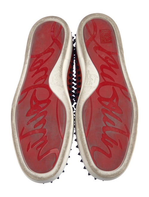 Christian Louboutin Spike Accents Rubber Sneakers
