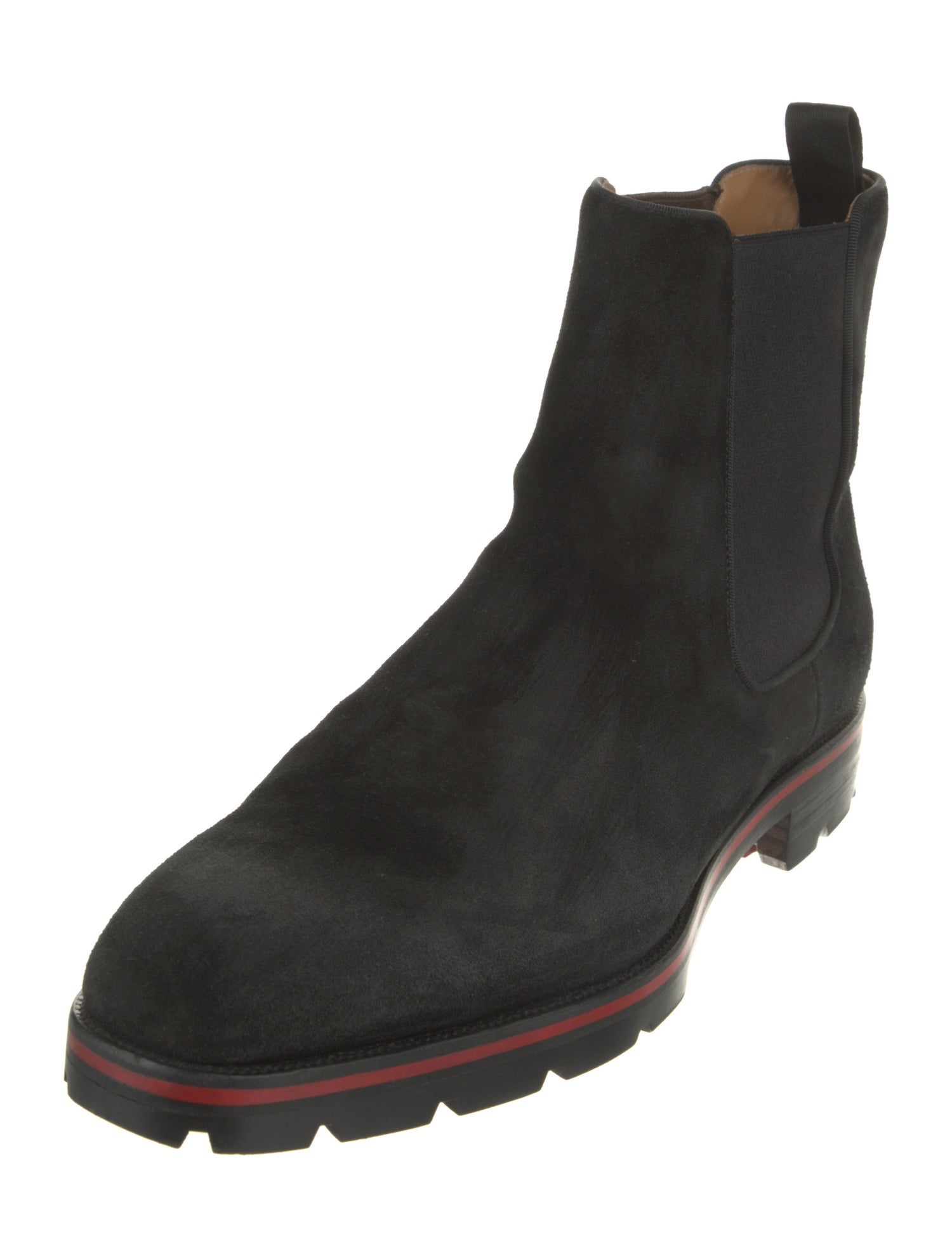 Christian Louboutin Suede Chelsea Boots