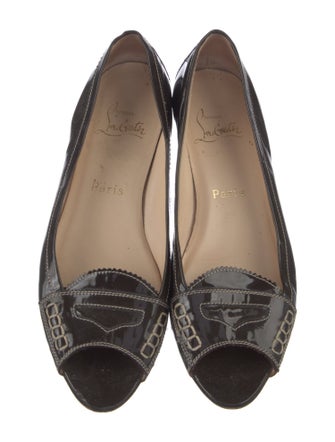 Christian Louboutin Patent Leather Ballet Flats
