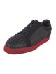 Christian Louboutin Spike Accents Suede Sneakers