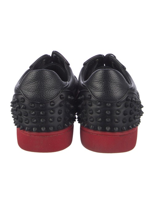 Christian Louboutin Spike Accents Suede Sneakers