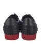 Christian Louboutin Spike Accents Suede Sneakers