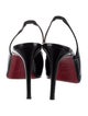 Christian Louboutin Patent Leather Slingback Pumps