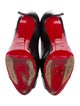 Christian Louboutin Leather Cutout Accent D'Orsay Pumps