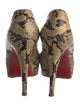 Christian Louboutin Snakeskin Animal Print Pumps