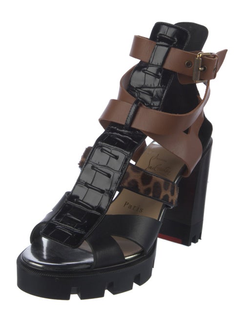 Christian Louboutin Leather Gladiator Sandals