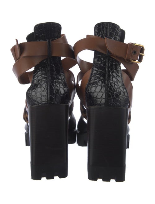 Christian Louboutin Leather Gladiator Sandals