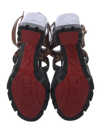 Christian Louboutin Leather Gladiator Sandals