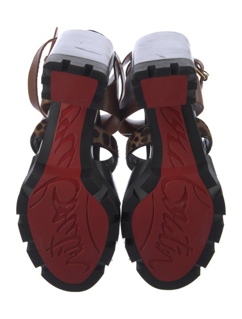 Christian Louboutin Leather Gladiator Sandals