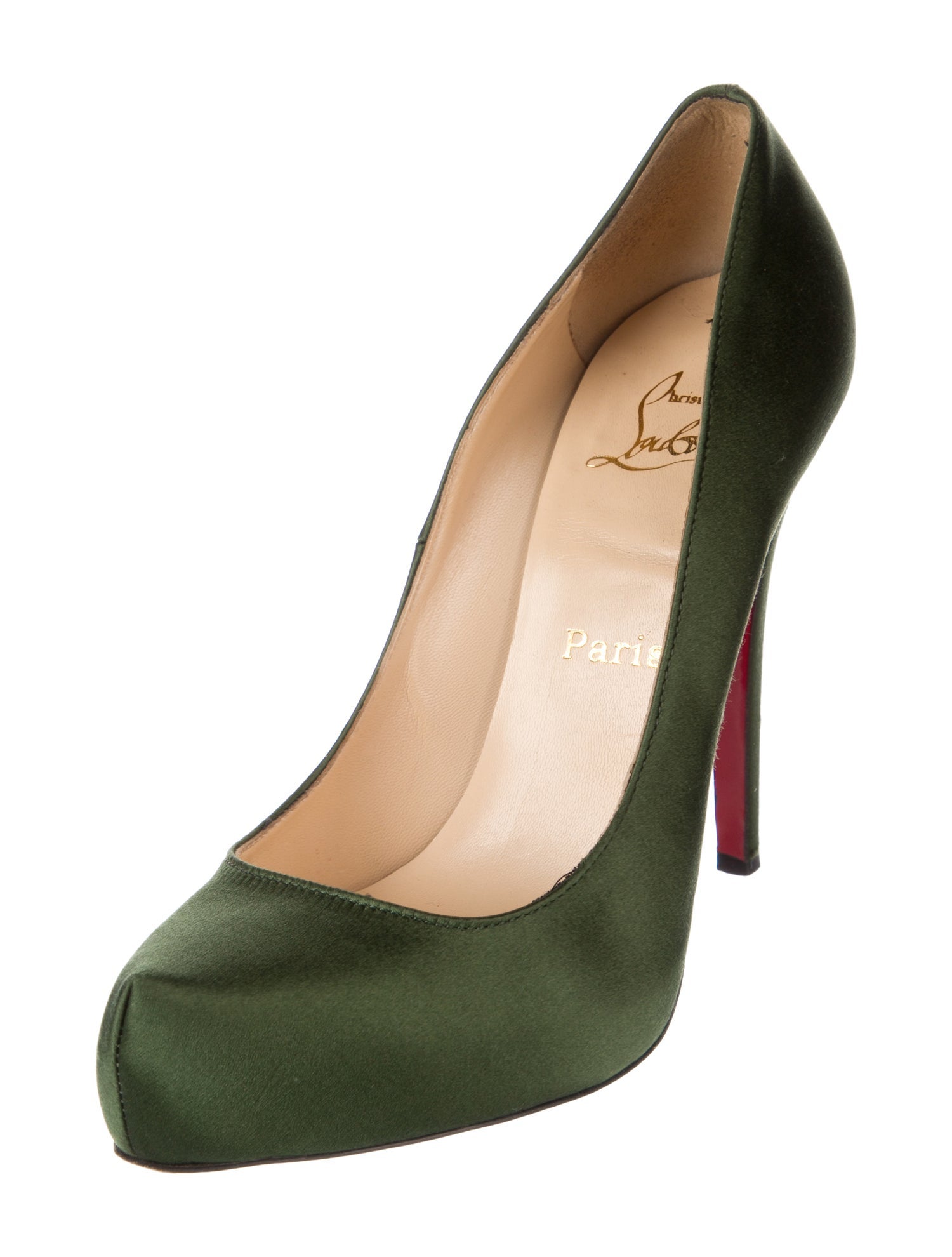 Christian Louboutin Satin Pumps