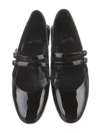 Christian Louboutin Patent Leather Mary Jane Flats