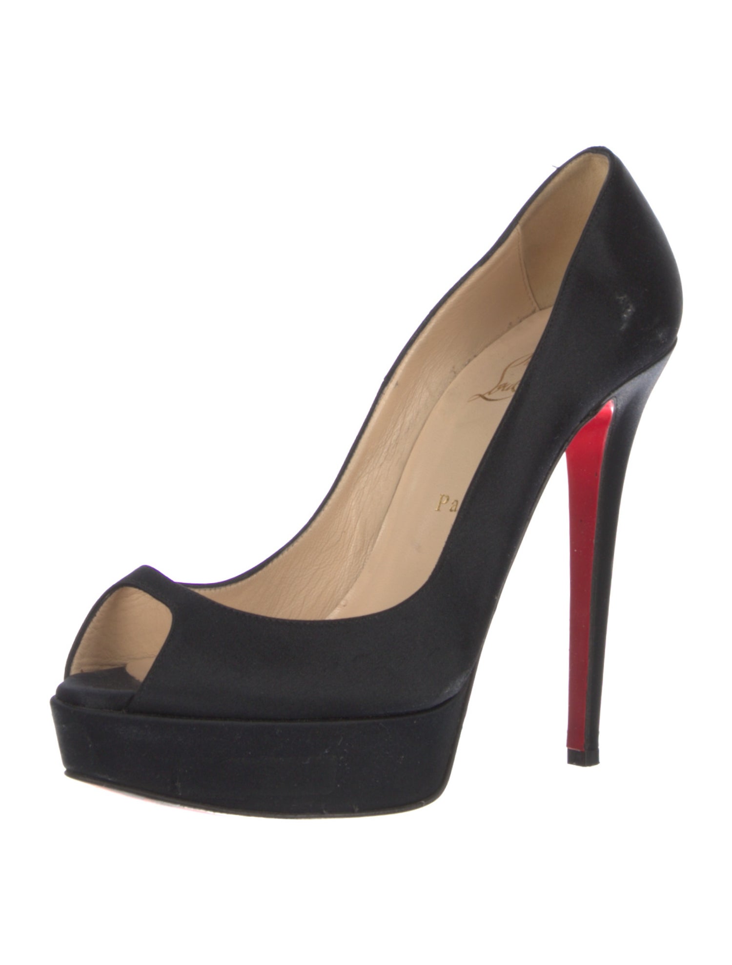 Christian Louboutin Satin Pumps