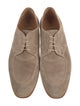 Christian Louboutin Suede Studded Accents Derby Shoes