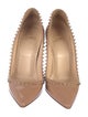 Christian Louboutin Spike Accents Patent Leather Pumps