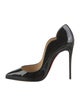 Christian Louboutin Patent Leather Scalloped Accent Pumps