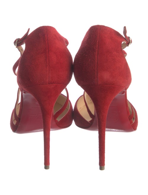Christian Louboutin Suede D'Orsay Pumps