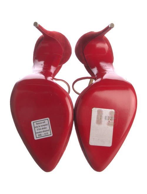 Christian Louboutin Suede D'Orsay Pumps