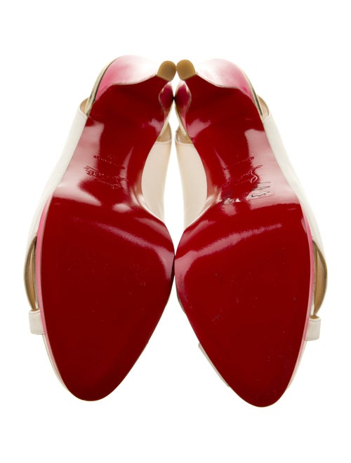 Christian Louboutin Leather Slingback Pumps
