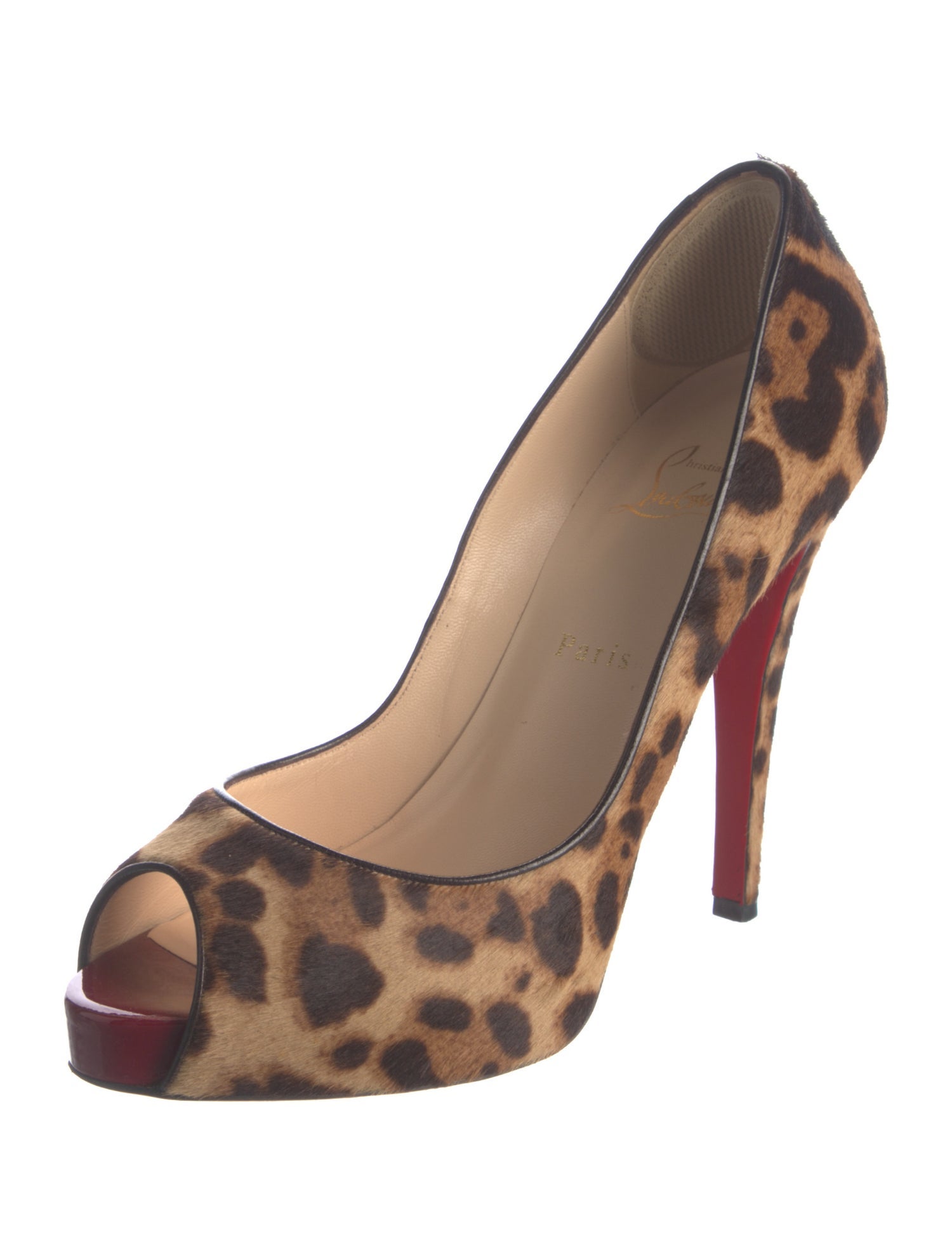 Christian Louboutin Ponyhair Animal Print Pumps