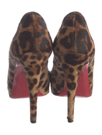 Christian Louboutin Ponyhair Animal Print Pumps