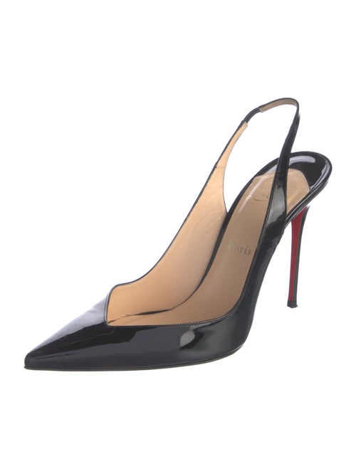 Christian Louboutin Patent Leather Slingback Pumps