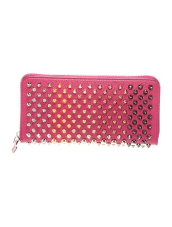 Christian Louboutin Rockstud Accents Leather Wallet