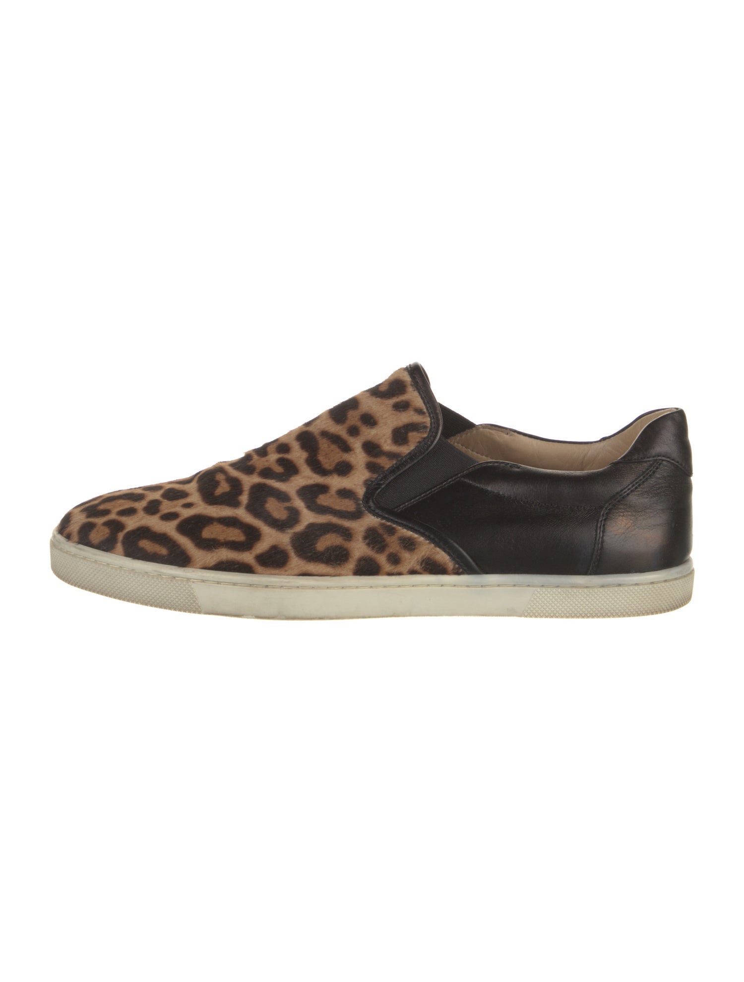 Christian Louboutin Ponyhair Animal Print Sneakers
