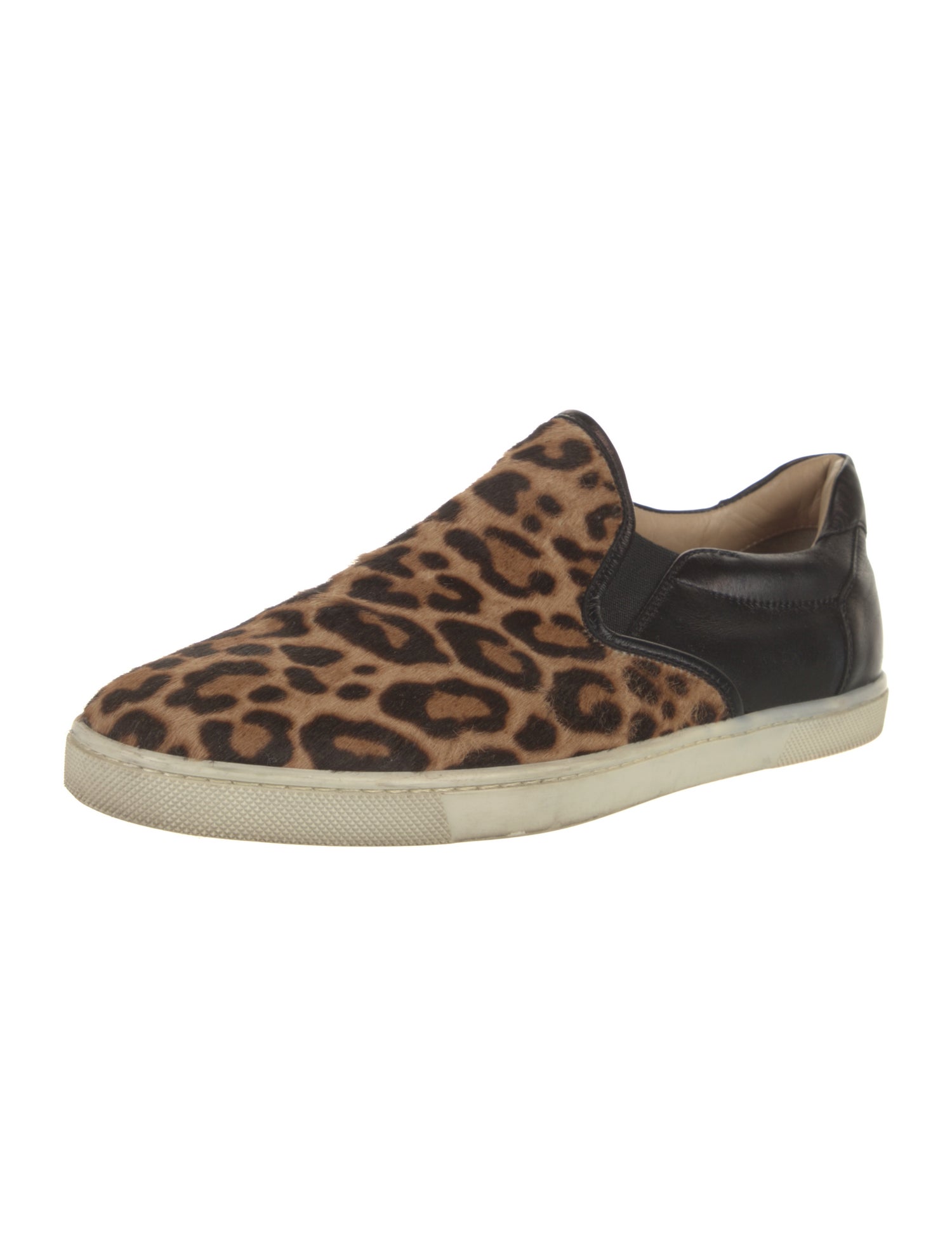 Christian Louboutin Ponyhair Animal Print Sneakers