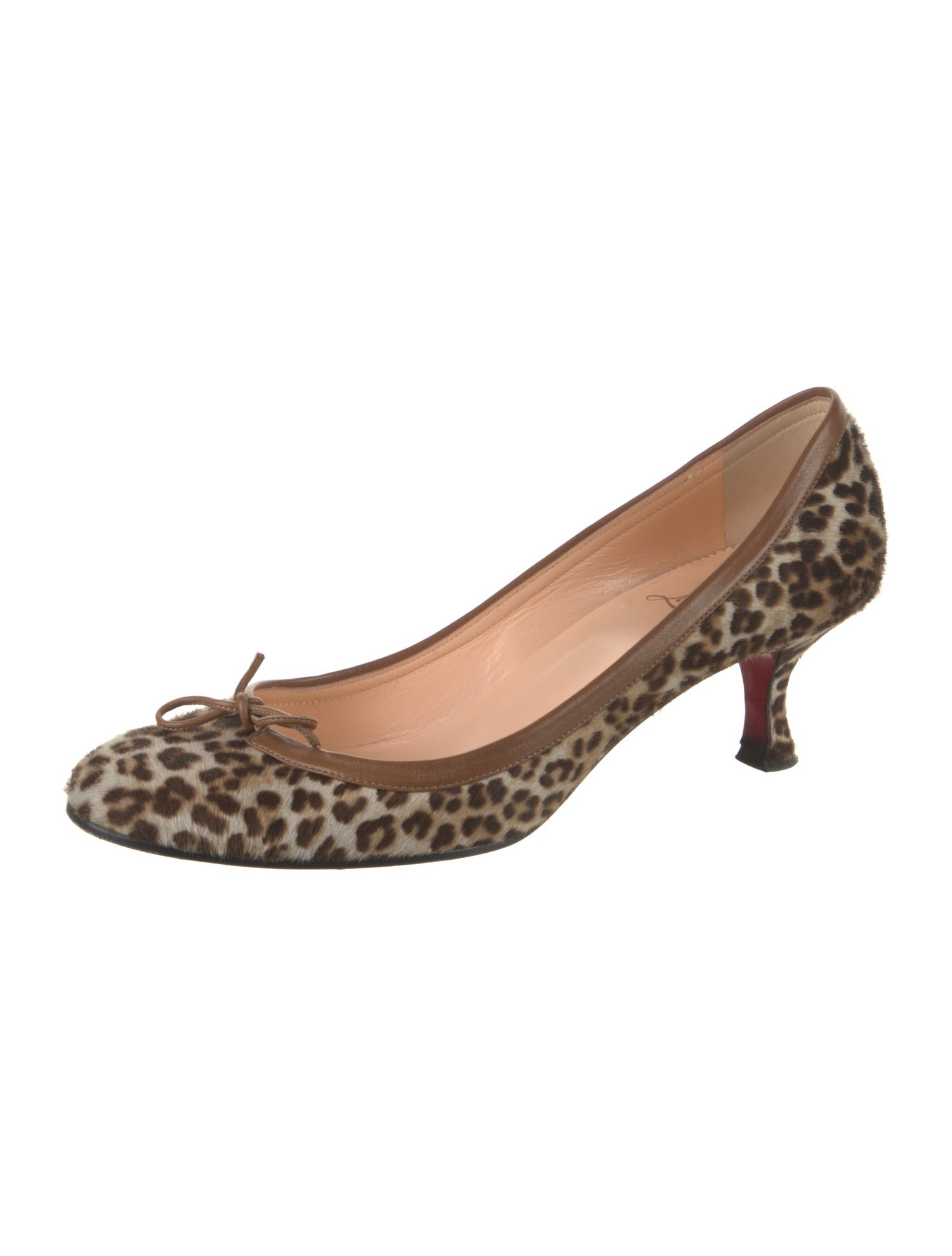 Christian Louboutin Ponyhair Animal Print Pumps