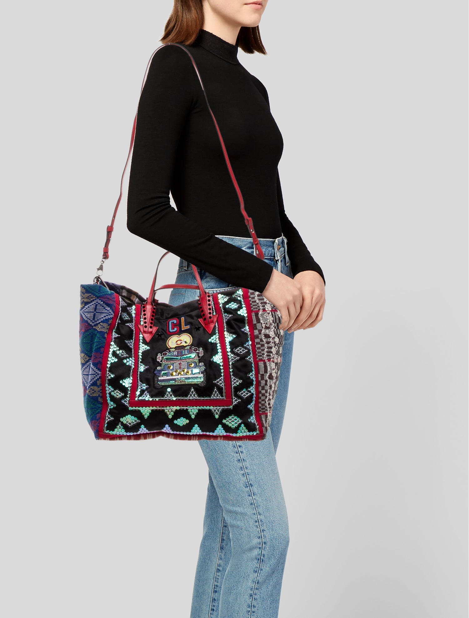 Christian Louboutin Spike Manilacaba