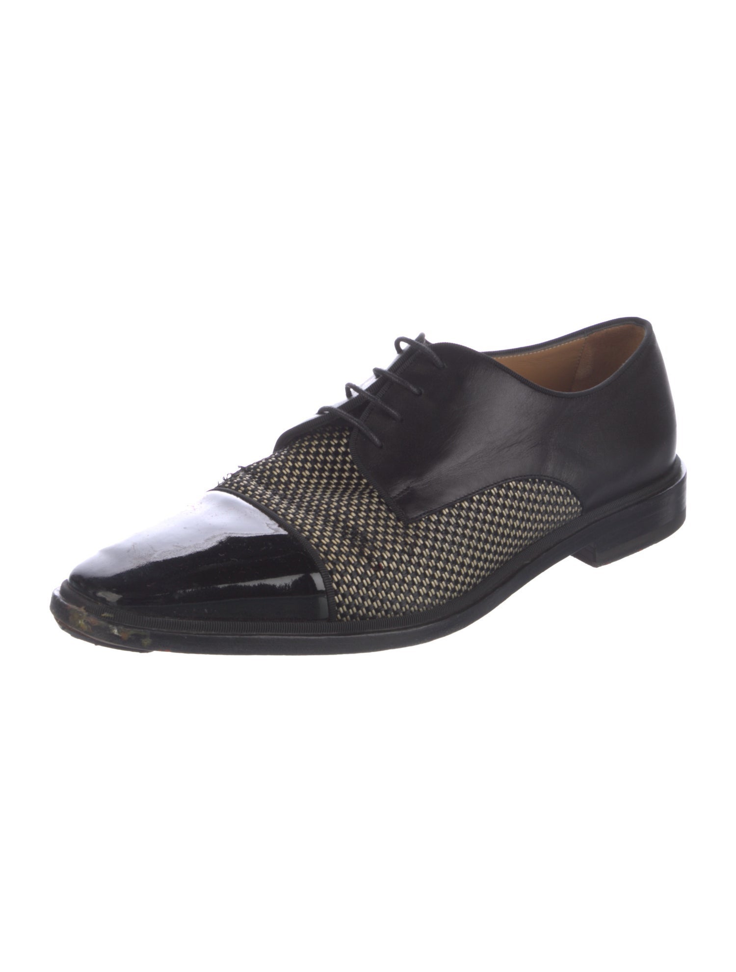 Christian Louboutin Leather Derby Shoes