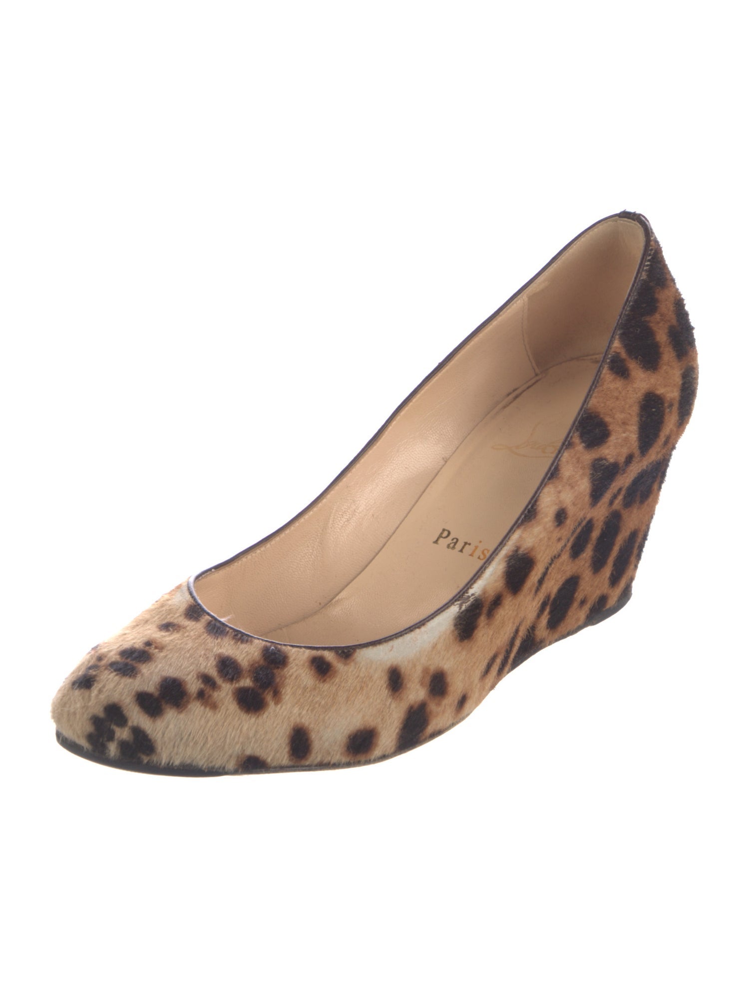 Christian Louboutin Ponyhair Animal Print Pumps